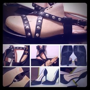 J. Crew sandals/ Jessica Simpson heels etc.